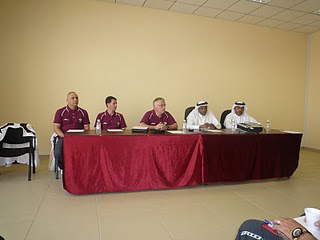 During the introduction of the Francisco Batista'* staff (Photo courtesy: QFA)