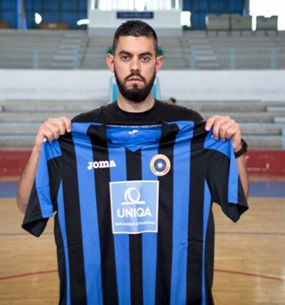 Kvin Ramirez ready for his new season in Italy with Futsal Bisceglie (Photo courtesy: Futsal Bisceglie)