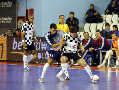 Guga vs Benic (Photo courtesy: LNFS Aphoto Spain)