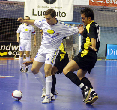 Milanovic vs Ippoliti (Photo courtesy: LNFS Aphoto Spain)