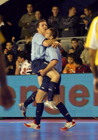 Goal by Ivica Osibov! (Photo courtesy: LNFS Aphoto Spain)