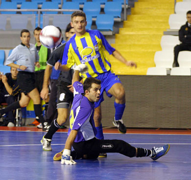 Seven goals and an impressive tournament for the former Kaskada Gracanica's Lalic (Photo courtesy: LNFS Aphoto Spain)