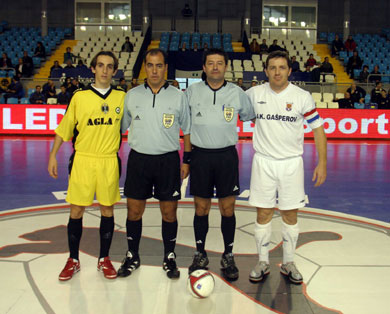 From the left: Garcias, Pena Diaz, Cardoso and Osibov (Photo courtesy: LNFS Aphoto Spain)
