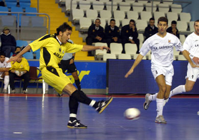 Will Ippoliti score? (Photo courtesy: LNFS Aphoto Spain)