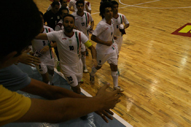 Running towards the glory: Reza Heidarian (Photo courtesy: Mahdiar Ghaffari)