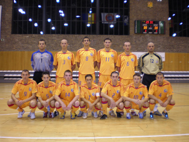 Romanian National team (Photo courtesy: Romanian Futsal Committee)