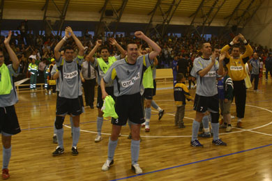 Odorheiu Secuiesc players can celebrate (Photo courtesy: Udvarhelyi Hirado)