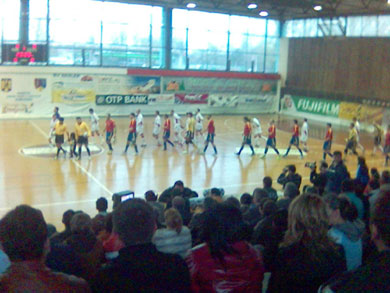 Romania vs Spain, all is ready! (Photo courtesy: Sava Cristian-Andrei)