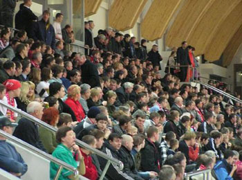 No free seats in Shelkovo! (Photo courtesy: Superleague)