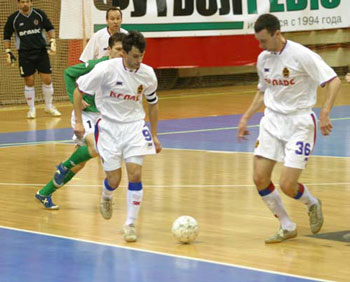 Krasilnikov and A. Antipov in action for CSKA (Photo courtesy: CSKA Moscow)