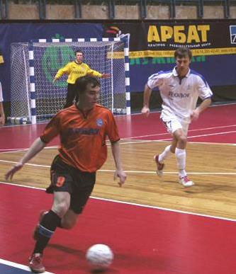 Yakimov (Arbat) in action (Photo courtesy: Superleague)