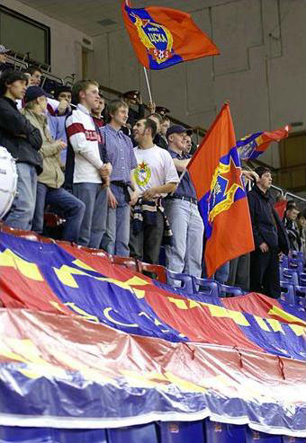 What a torcida for CSKA! (Photo courtesy: Superleague)