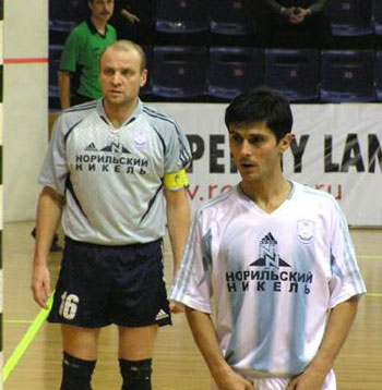 Tveryankin and Simeunovic defending Norilsky Nickel (Photo courtesy: Superleague)
