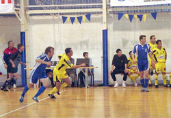 Rubeola FC Cs�m�r vs Cso Montage BFC (Photo courtesy: www.futsal.hu)