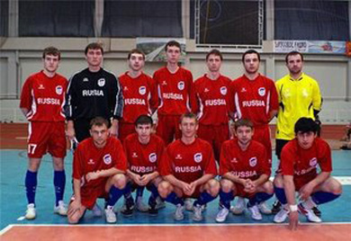 Russian National Team - Kaliningrad 2009 Winner! (Photo courtesy: Independent Futsal)