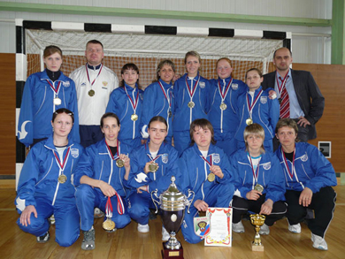 UGTU-UPI, second division winners! (Photo courtesy: Michael Belov)