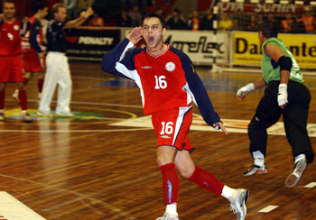 Saad during the last Liga Futsal finals against Carlos Barbosa (Photo courtesy: Liga Futsal)