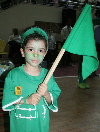 A little fan from Libya! (Photo courtesy: Libyan Futsal Committee)