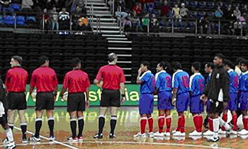 Manumea seen just prior to the kick off (Photo courtesy: David Brand)