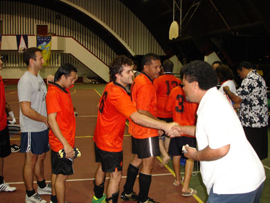 Time to be awarded for Pacific Products! (Photo courtesy: Sporting Pulse)