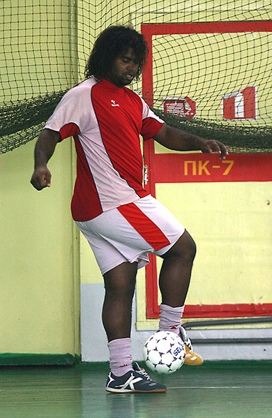 Serj�o during his russian experience with Spartak Moscow (Photo courtesy: Spartak Moscow web site)