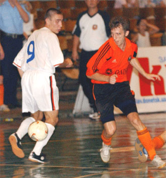 Igor Moskvichev in action (Photo courtesy: www.shakhtar5x5.dn.ua)
