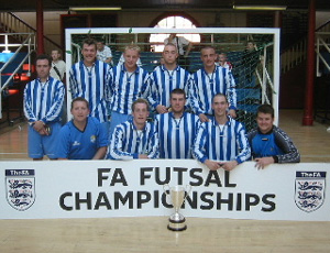 Sheffield Hallam Futsal Club, English Champions ... (foto courtesy: http://www.freewebs.com/hallamfutsal/gallery.htm)