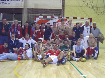 Oplast Kobarid, Slovenian Cup Winner 2004/2005! (Photo courtesy: Oplast Kobarid)