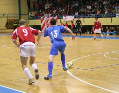 Zorc vs Ursic (Photo courtesy: SloFutsal)