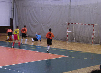 Slov Matic Bratislava vs Izolex Kosice (Photo courtesy: http://www.futsalslovakia.sk)