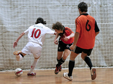 Slov-Matic vs Era-Pack (Photo courtesy: Futsal Slovakia)