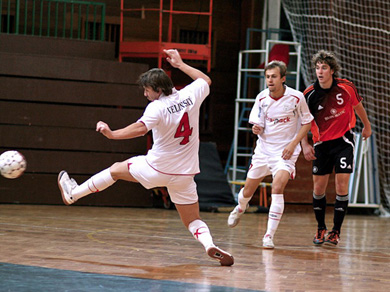 Slov-Matic vs Era-Pack (Photo courtesy: Futsal Slovakia)