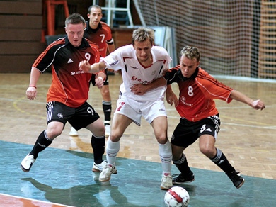 Slov-Matic vs Era-Pack (Photo courtesy: Futsal Slovakia)