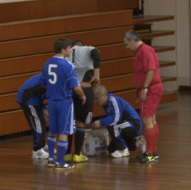 No luck for Davide Agostini, he will miss the finnish trip due to a serious injury (Photo courtesy: San Marino FA)