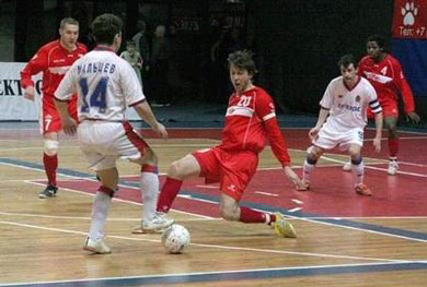 Oleg Maltsev vs Dmitry Gorin  (Photo courtesy: CSKA)