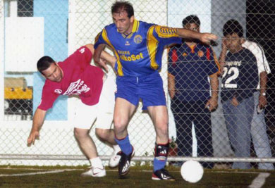 In action ... (Photo courtesy: Sporting Liga)