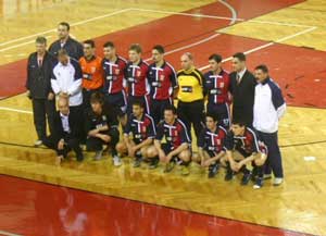 MNK Split Gasperov during the UEFA Futsal Cup in Lisbon (Photo courtesy: www.futsal.com.pt)