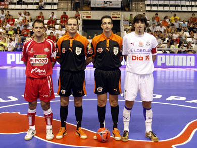 Fran Serrejon, Gutierrez Lumbreras, Gracia Marin and Manu (Photo courtesy: AP Spain - LNFS)