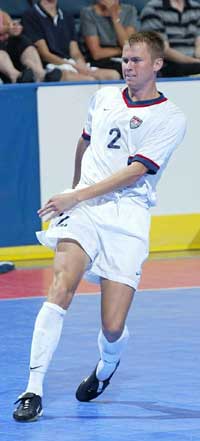 U.S. Futsal National Team Forward Steve Butcher - Photo provided by Milwaukee Wave ...