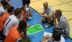 Pete Sturgess during a time out with the England Deaf Team (Photo courtesy: the FA.com)