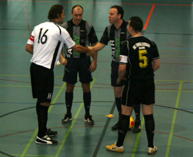 Referees and captains, final instructions (Photo courtesy: Croatia.ch)