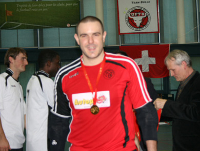 Domagoj Varkas will defend Seefeld goal in the next UEFA Futsal Cup! (Photo courtesy: Croatia.ch)