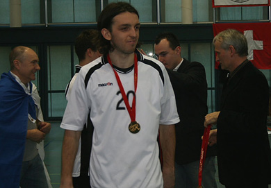 Danijel Kovacevic, a deserved medal (Photo courtesy: Croatia.ch)