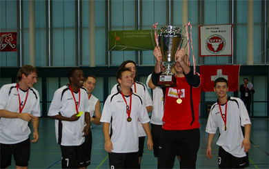 Domagoj Varkas and mates can finally celebrate the national title! (Photo courtesy: KSD Duvanjske Rose)