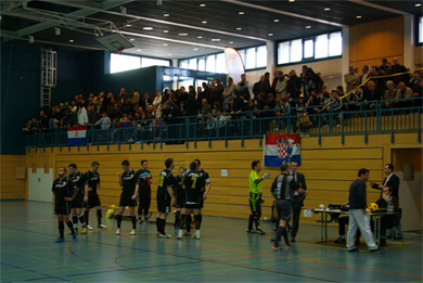 Time out for NK Tomislavgrad Berne (Photo courtesy: KSD Duvanjske Rose)