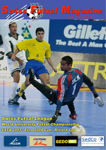 Swiss Futsal Magazine, cover page