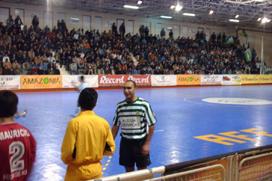 Former Charleroi Action 21 Davi seems to smile... (Photo courtesy: Sporting CP Official Web Site)