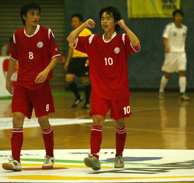 TPFA players celebrating (Photo courtesy: Chinese Taipei FA)