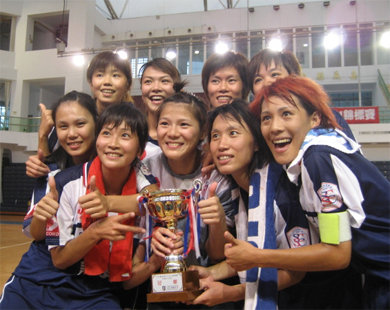 Taipei-SCSC girls celebrating!(Photo courtesy: Fatih Kale)