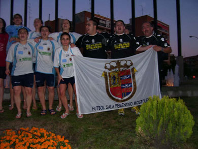 Celebrating the title - 2 (Photo courtesy: Tecnocasa Mostoles)